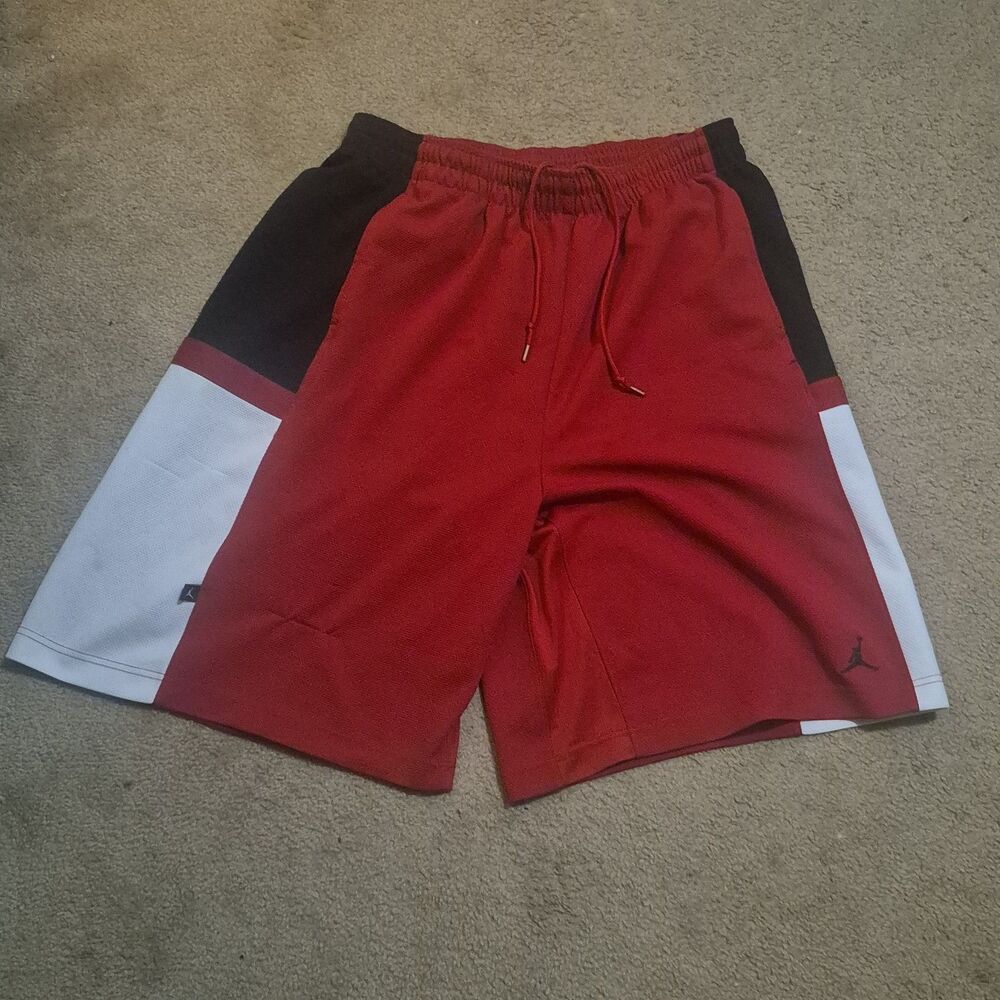 Jordan Bankroll Bred Red White Black 2012 Men’s 2XL Basketball Shorts 427579-697